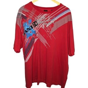 Y2K Kani Gold Paint Splatter Graphic Tshirt size Mens 4x